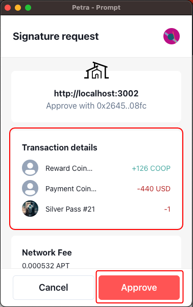 Check-in Transaction